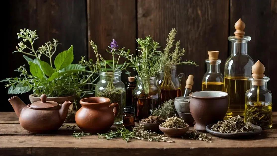 Plantas terapêuticas e cuidados naturais