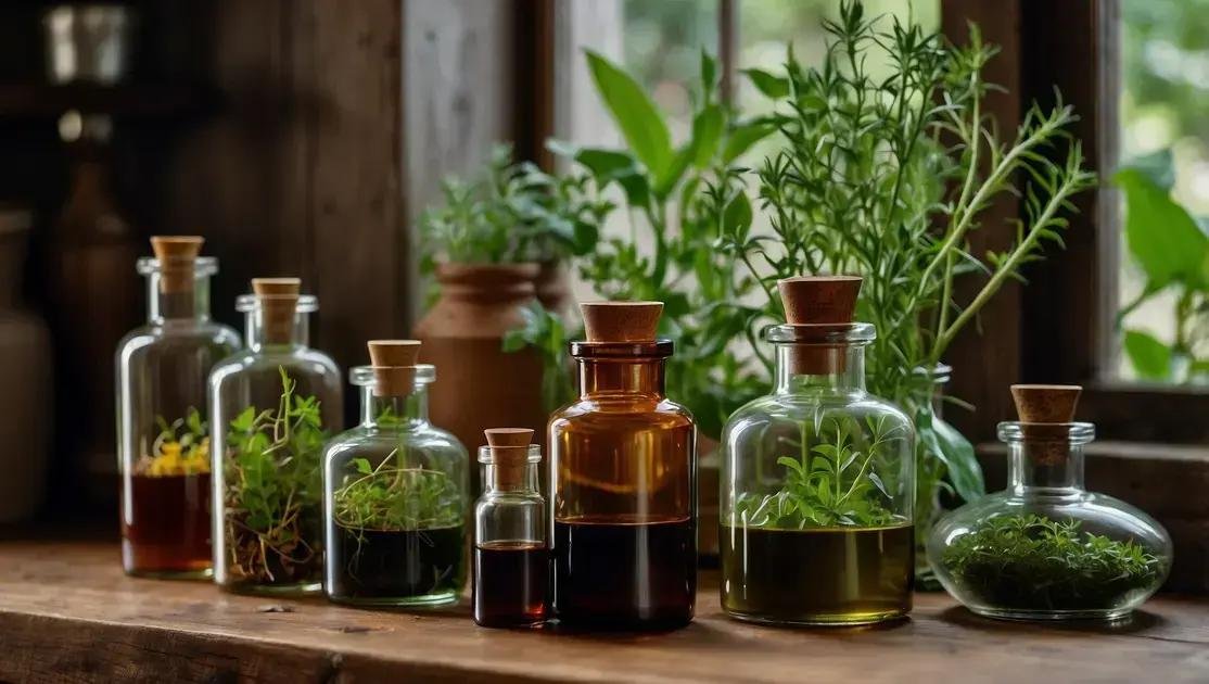 Benefícios das tinturas para a saúde